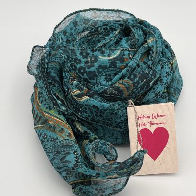 Tiffany Blue scarf