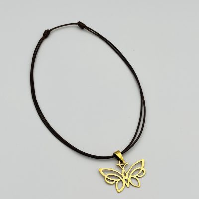 Butterfly pendant necklace